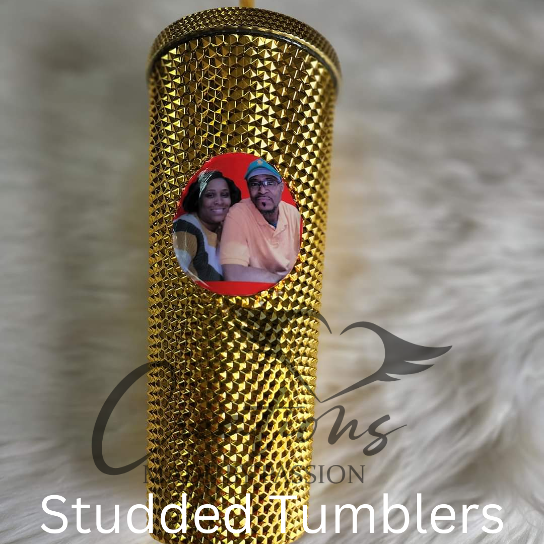 24oz Acrylic , rhinestone filled L.V. glitter Tumbler – SSxCustomCreations