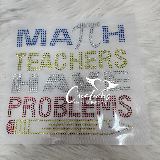 Math Teacher Have Problems
